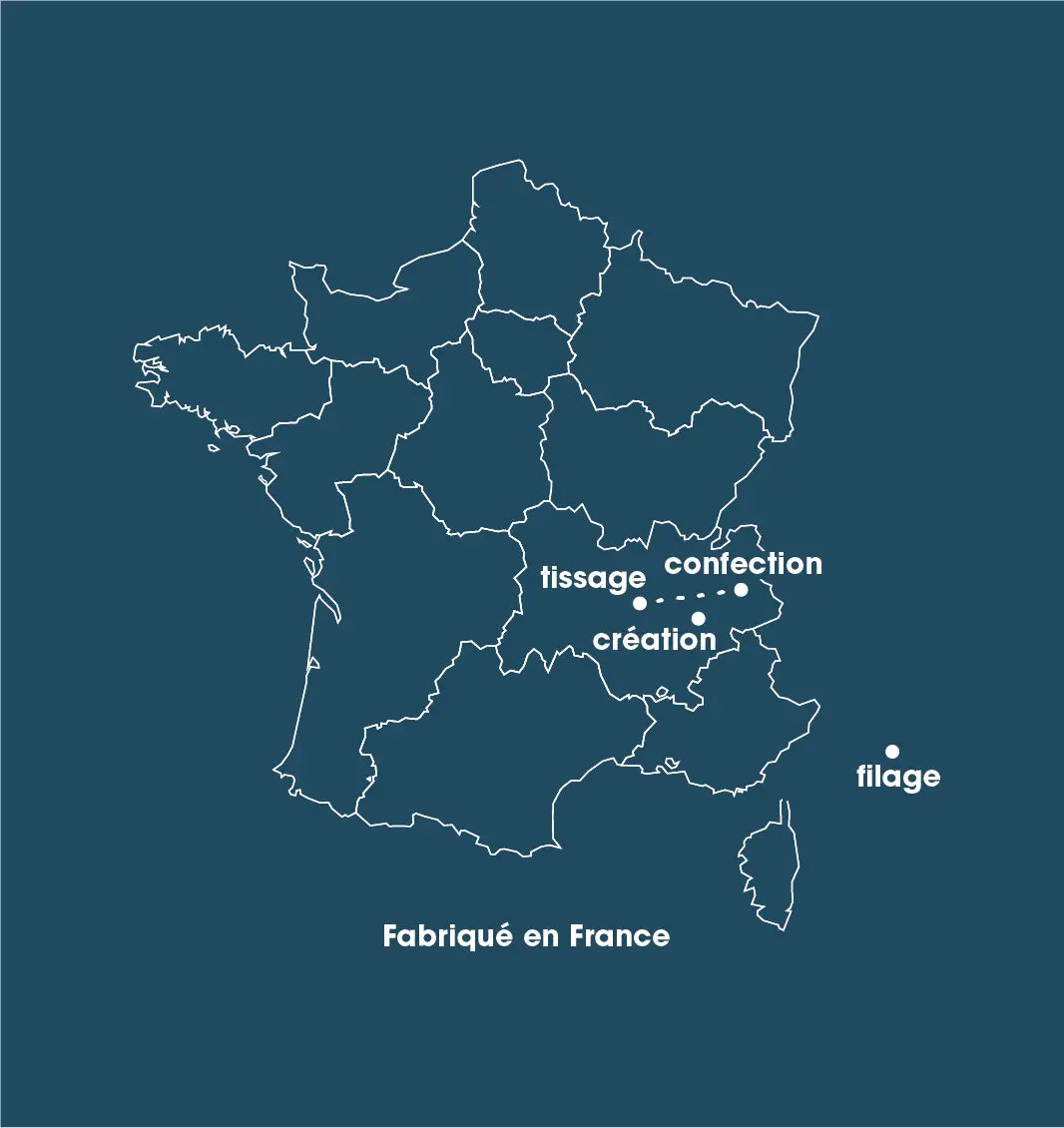 Carte de France fabrication