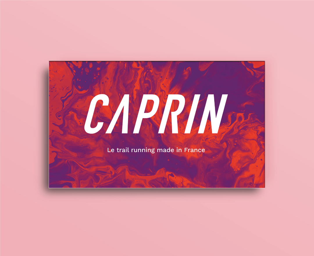 Carte cadeau pour des vêtements de trail par Caprin Sport